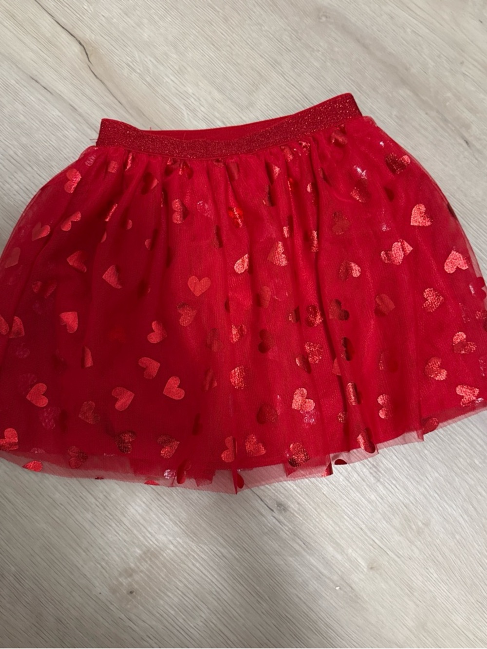 Source Unknown Red Heart Tulle Skirt for Kids